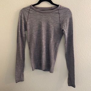 Lululemon Wool Swiftly Long Sleeve Sz 8